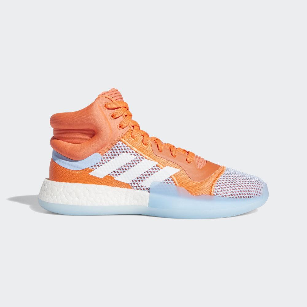 Adidas Men's Marquee Boost Basketball Shoes Coral/White/Blue Ireland F97276